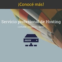 ¡Servicio profesional de Hosting!