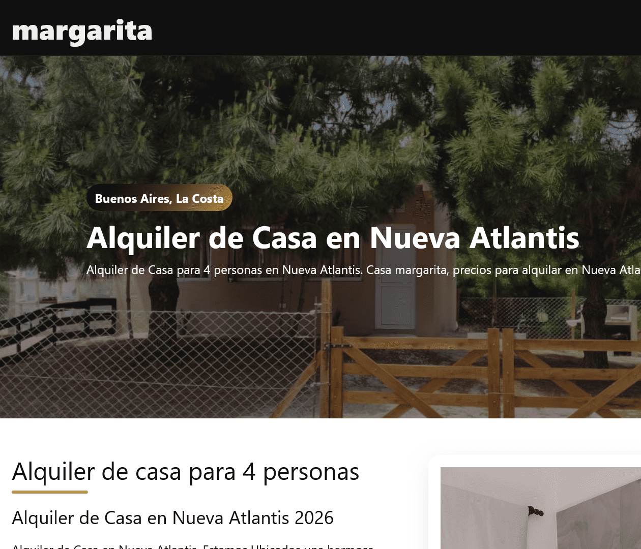 Alquiler en Nueva Atlantis margarita.ar